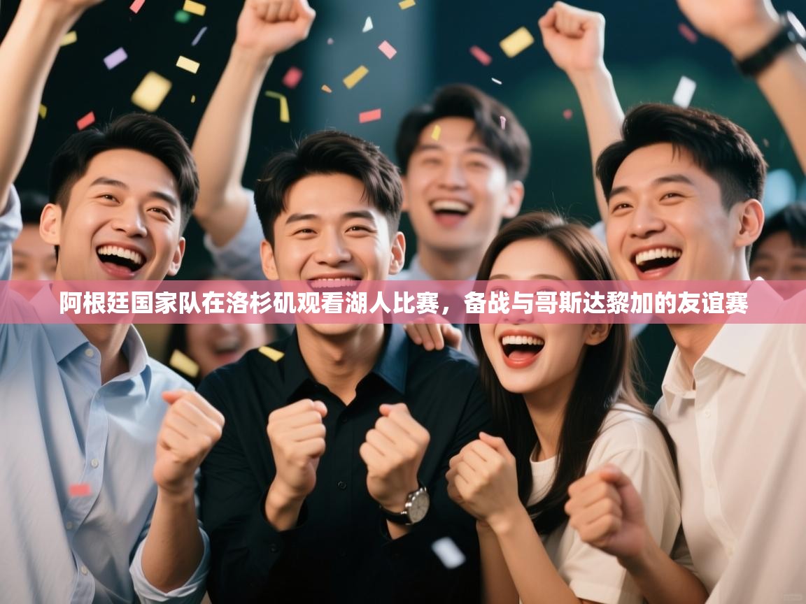 阿根廷国家队在洛杉矶观看湖人比赛，备战与哥斯达黎加的友谊赛  第2张