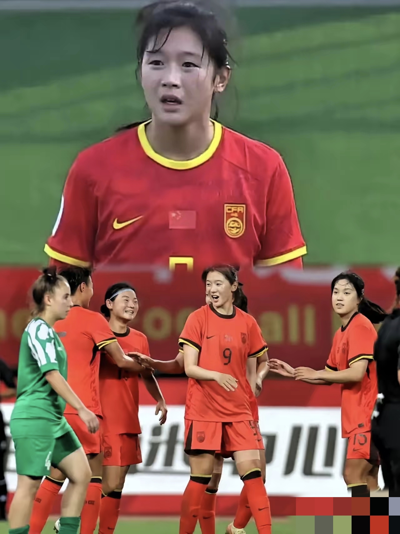 国际女足友谊赛中国队大胜